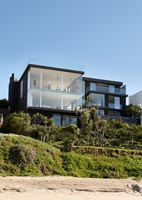 Contemporary house and terraced garden