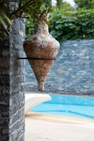 Terracotta garden ornament