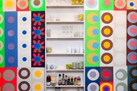 Colourful cupboards