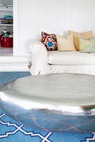 Silver coffee table