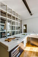 Modern open plan kitchen