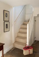 Neutral flooring on stairs