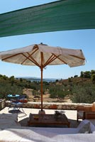 Terrace with view over Olive grove