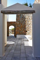 Entrance to traditional courtyard garden