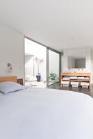 Contemporary bedroom with en suite