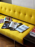 Yellow sofa