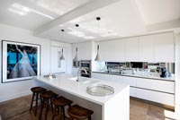 Modern white kitchen