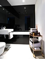 Monochrome bathroom