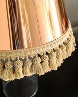 Metallic lampshade