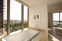 Bath with view