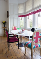 Colourful modern dining room
