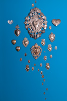 Heart shaped ornaments