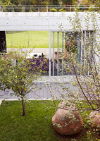Contemporary house and minimal garden