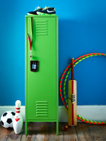 Colourful locker
