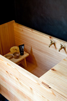 Wooden bath