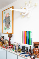Colourful art and ornaments