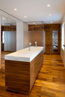 Wooden bathroom cabinets