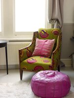 Patterned armchair
