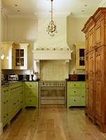 Wooden kitchen units