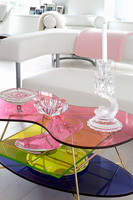 Glass coffee tables and accessories
