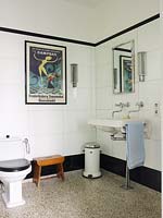 Industrial style bathroom