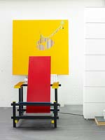 Colourful designer chair