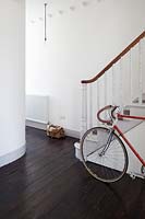 Bicycle in hall