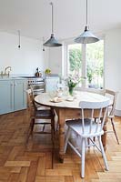 Wooden kitchen table