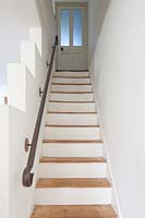 White staircase