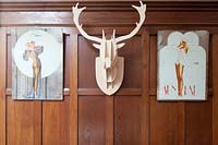 Stags head wall ornament