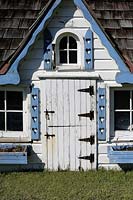 Front door of cottage