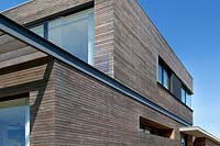 Contemporary timber clad walls