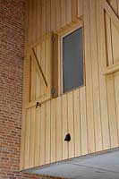 Minimal wooden shutters