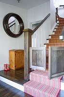 Baby gate over stairs