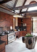 Wooden kitchen