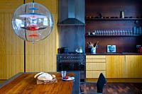 Modern wooden kitchen diner