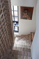 Brick staircase