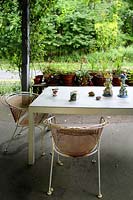 Eclectic patio furniture