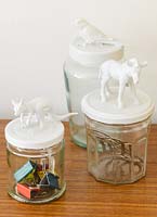 Novelty storage jars