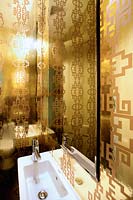 Gold bathroom