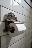 Reproduction toilet roll holder