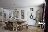 Dining room with vintage furniture