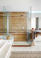 Contemporary shower cubicle
