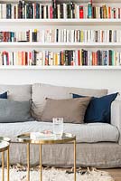 Cushions on sofa