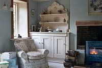 Traditional armchair and dresser