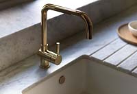 Modern brass tap