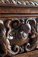 Ornate wooden cabinet