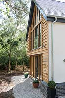 Timber clad house
