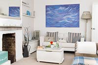Coastal style living room
