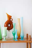 Colourful vases